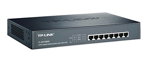 Switch PoE+ TP-Link Jetstream TL-SG1008PE con 8 puertos Gigabit y hasta 124W de potencia PoE miniatura 1