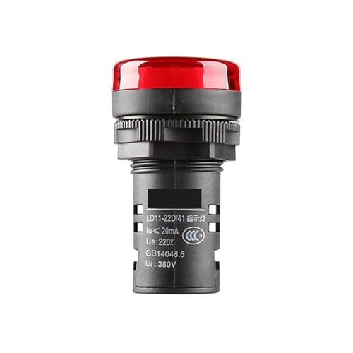 Voyant lumineux LD11-22 rouge CA/CC 220V pour panneau electrique