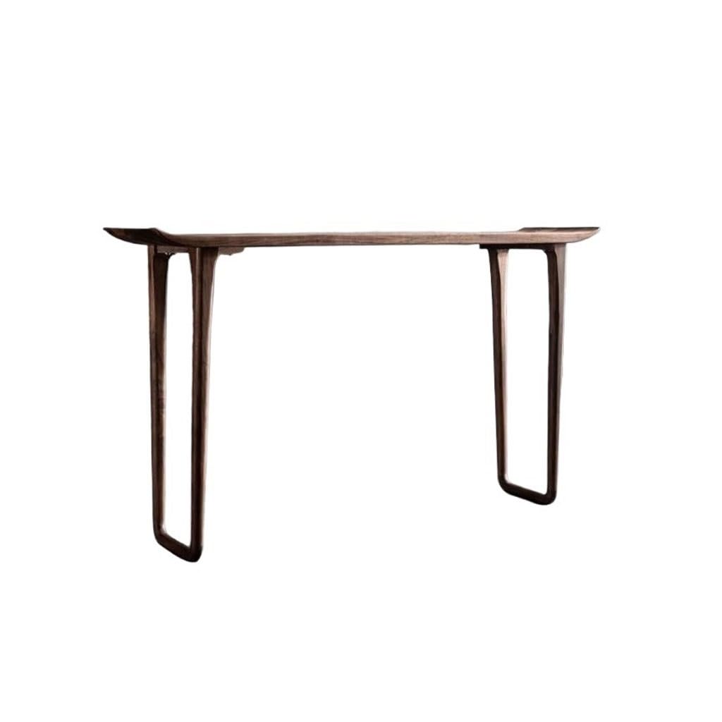 ENGENDER Console Tables Chinese Solid Wood Console Table Home Zen Entrance Wall Narrow End View