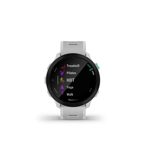 undefined Garmin Forerunner 55, GPS Running Watch with Daily Suggested Workouts, Up to 2 Weeks of Battery Life, White の商品画像 6