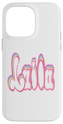 Laila - �K�[���Y&���f�B�[�X �J�X�^�}�C�Y�� ���O �X�}�z�P�[�X iPhone 14 Pro Max �p
