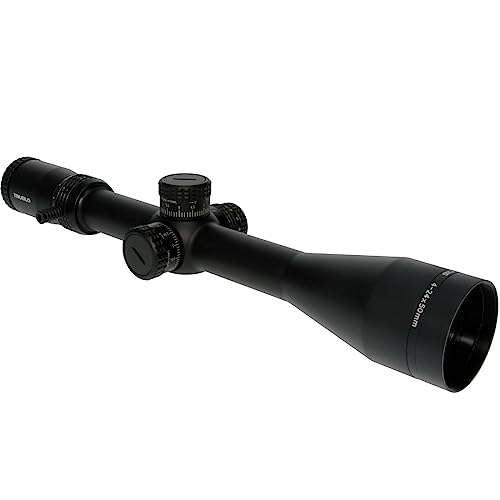 Image of TRUGLO TX6 FFP Tactical Hunting Shooting Durable Waterproof Fogproof Shock Resistant One-Piece 30mm Aluminum Tube Illuminated MRAD Mil-Dot Reticle Riflescope | 3 inch Sunshade Included