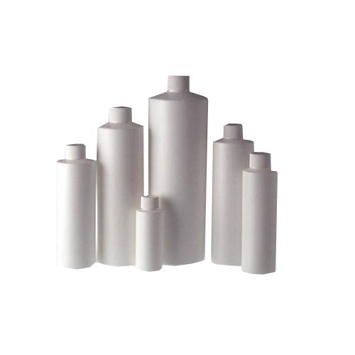Qorpak PLA-05751 HDPE Cylinder Bottle with 24-410 Neck Finish, 6 oz, White (Pack of 300)