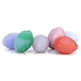 6er-Set Diameter 2.5 cm Nothosaur MINI OGG Love Balls, Alien Spores Eggs for Ovipositors, Platinum Silicone Cone Balls, Love Balls, Fantasy Ben Wa Balls, Geisha Beads