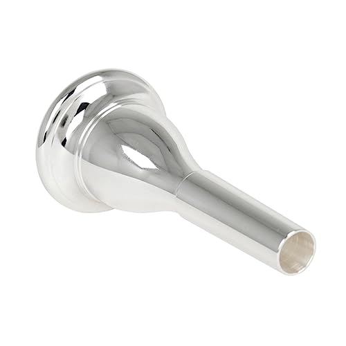 GOOHOCHY 1Pc Delicate Tuba Mouthpiece Replacement Tuba Accessory Cnc Plated Design Durable Musical Instrument Part present for Music Lovers