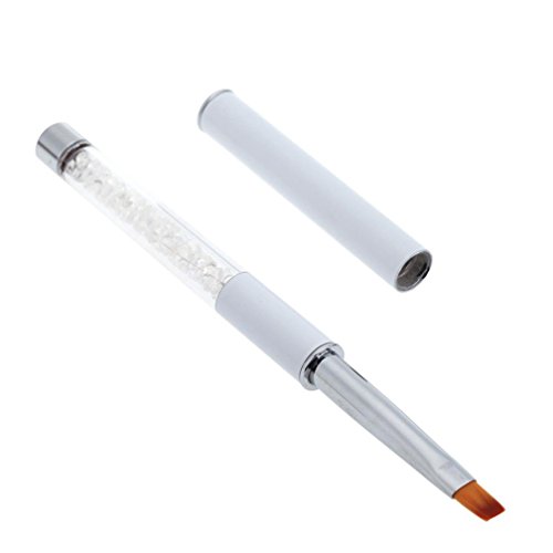 Nail Art Pen Sandistore 1 Pc Nail Art Care Tools Gel Pen Brush Handle Tool The Crystal Nail (B)