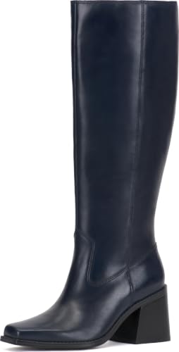 Image of Vince Camuto Women's Sangeti Wide Calf Stacked Heel Knee High Boot