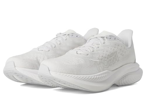 Hoka Womens Mach 6 White/White 1, 8.5 Medium