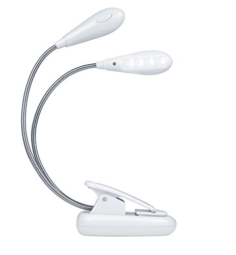 AVANTEK Bed Reading Light ,5 Level Brightness LED Clip On Lamp for Kid Book Reading, Kindle (Rechargeable)