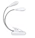 AVANTEK LED Clip on Book Reading Light Rechargeable Music Stand Lamp with USB Cable