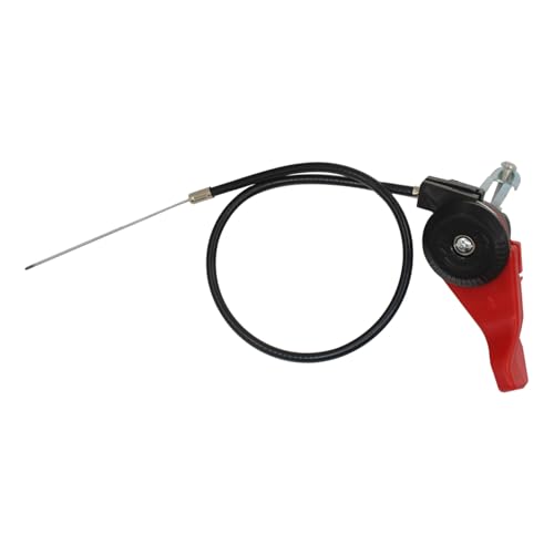 Palanca Acelerador Universal con Cable para Motocultor Controlador de Respuesta del Acelerador Motoazada Arranque Cable de Control Manual Tracción Palanca (longitud del cable 1m)