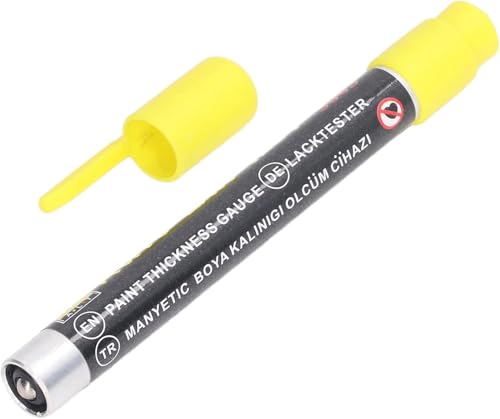 Car Coating Test Pen, Paint Thickness Gauge Car Body Damage Detector for Automobiles Car Coating Test Pen with Magnetic Tip