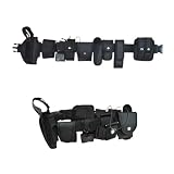 APLUSGEAR Nylon Set of 10 Duty Multi-Pocket Hunting Waist Holster Law Enforcement Guard Safety Tool Belt for Police Security Guard Tactical