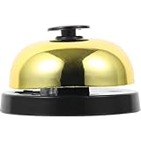 ibasenice 高齢者向け金属製コールベル 介護用デスクベル 呼び出し簡単 病床対応 食堂やレストラン用実用ベル