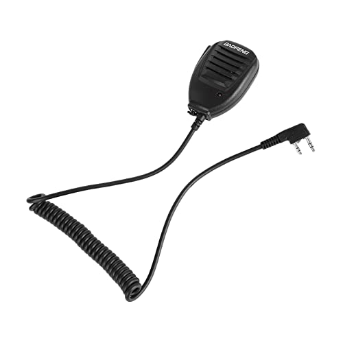 Image of CALANDIS Handheld Shoulder Speaker Mic Ergonomic Portable for BF530 BF666S BF490 | Microphones | Parts & Accessories | Radio Communication
