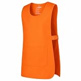 MISEMIYA - SCHÜRZE Reinigung ARBEITSUNIFORM KLINIK Krankenhaus Reinigung TIERARZT Gesundheit GASTGEWERBE - Ref.868 - Medium, Orange
