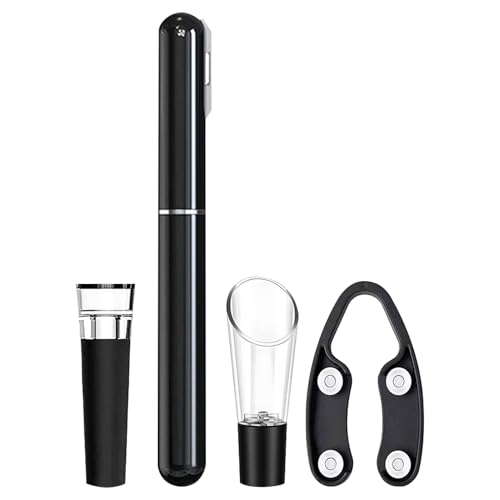 Sacacorchos Manual para Abrir Botellas de Vino - Herramienta Extracción De Tapones Fácil | Abridor Botellas Vino Con Bomba De Aire Presión,Para Uso En Hogar, Bar, Cocina, Restaurante, Boda, Fiesta, Ba
