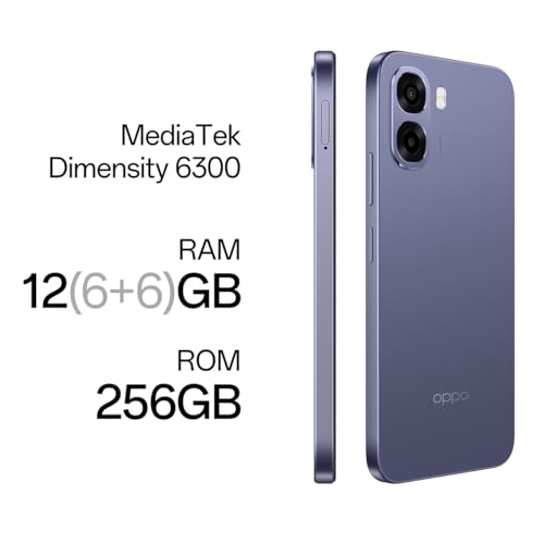 OPPO A6x 5G 6 Go RAM 256 Go mobile débloqué double SIM noir - 5