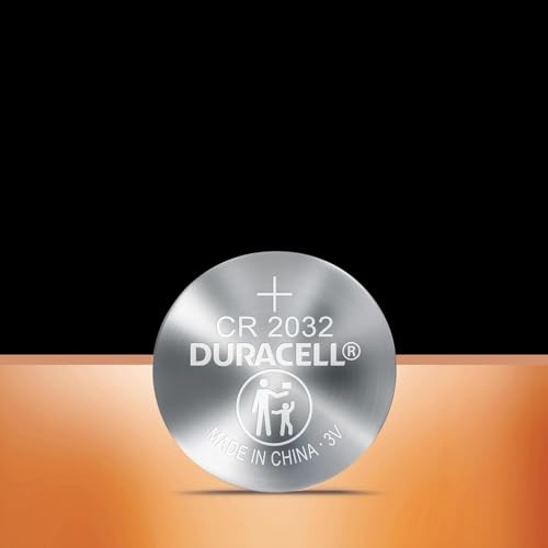 Image of DURACELL 2032 Lithium Battery, Reliable, Long-Lasting Power, Compatible with AirTag, Child Safety & Secure Features and Packaging, Key Fob, CR2032 3V Cell!