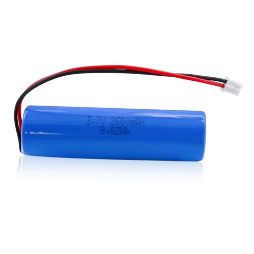 Ya en mundofriki.es: 3.7V 2600mAh Baterías recargables de iones de litio con conector PH2.0/2P para productos electrónicos DIY, juguetes, iluminación, dispositivos Bluetooth