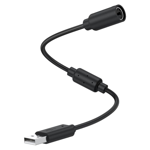 Replacement for Xbox 360 Controller Cable,Xbox to USB Breakaway Cable for Logitech G920 G923 G27 G29, Thrustmaster 458 Spider, RockSmith Game