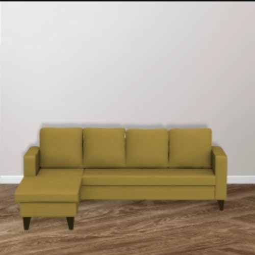Image of The MM Furniture store Premium Fabric Sofa - Camel (6 Seater - LHS)