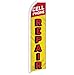 Cell Phone Repair Letter Swooper Feather Advertising Flag - Great for Businesses, Shops, Stores