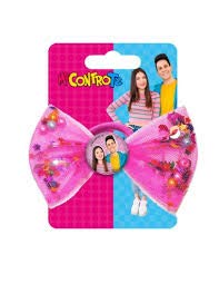 Coriex Fermaglio con Fiocco Fucsia Me Contro Te, Hair Clip, Bambini Unisex, 1 Unità (Confezione da 1), Rosa, Tinta Unita, Compleanno, Cartoni Animati, Plastica o Silicone, Casual