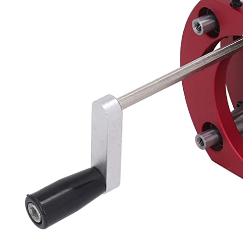 Base élévatrice en alliage aluminium 4 mâchoires serrage, tige acier inoxydable, système levage 51mm pour travail bois