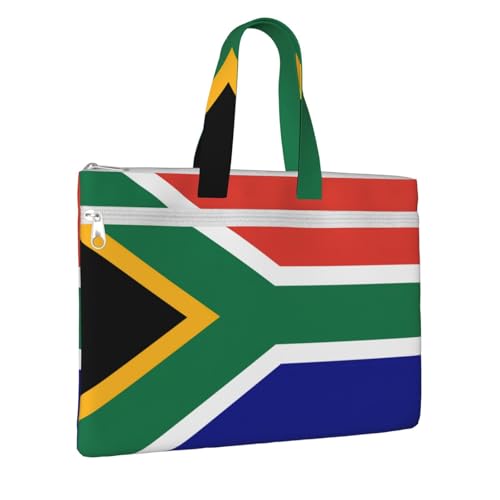 South African Flag Canvas Document Bag Briefcase For Professionals And Executives2