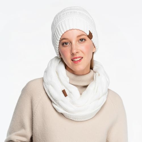 Image of Hatsandscarf CC Exclusives Solid Color Beanie Tail Hat for Adult (MB-20A)
