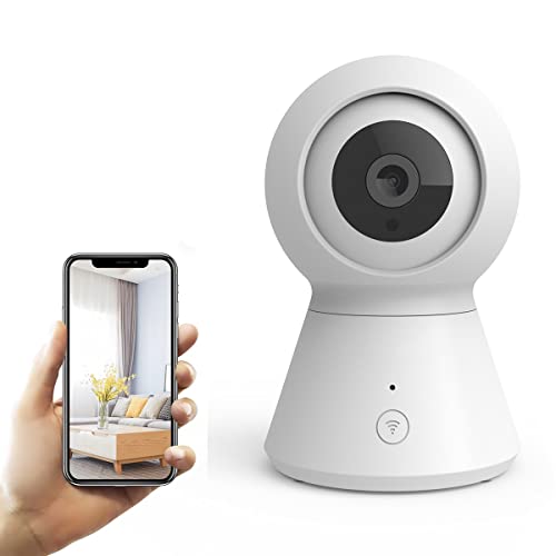 HAOTING 1080P FHD Caméra de sécurité sans Fil 1080P, Caméra IP de Surveillance à Domicile WiFi pour Moniteur de bébé/aîné/Animal Domestique,Audio bidirectionnel & Vision Nocturne, Stockage en Ligne Cover
