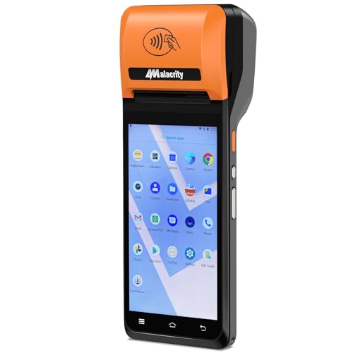 alacrity POS PDA Receipt Printer, Handheld PDA Printer Mobile POS Machine 5.5