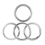 Moyeu de roue : ces entretoises de roue sont compatibles avec une large gamme de modèles de voitures, ce qui les rend polyvalentes et pratiques pour divers véhicules, remplacement des anneaux centraux de moyeu