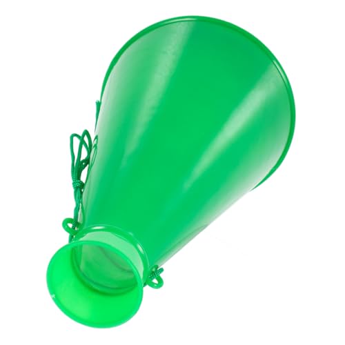 Mikikit Cheer Megaphone Portable Plastic Horn for Parties Sports Ceremonies Cheering Props Noise Maker for Outdoor Activities Colors Safe Material