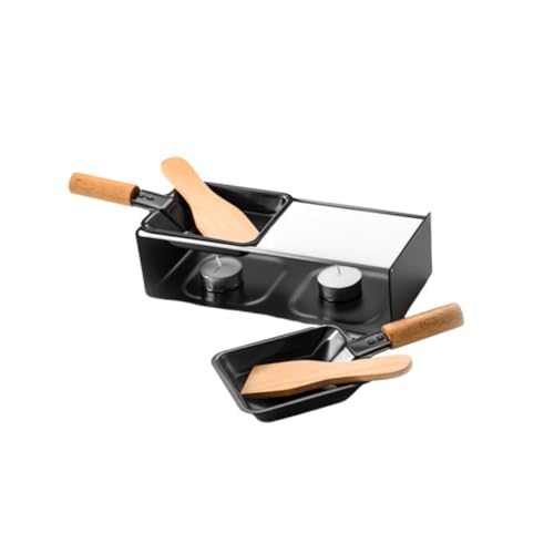 OUNONA High-Temperature Resistant BBQ Tray Mini Stove for Cheese Fondue Portable Cheese Pan Camping Cookware