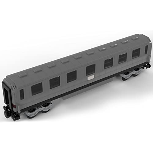 HIDEDE Technik Dampflokomotive Bausteine, Santa Fe Passenger Zug Wagen Entworfen und lizenziert von Count_of_Brick, 635… – Bild 6