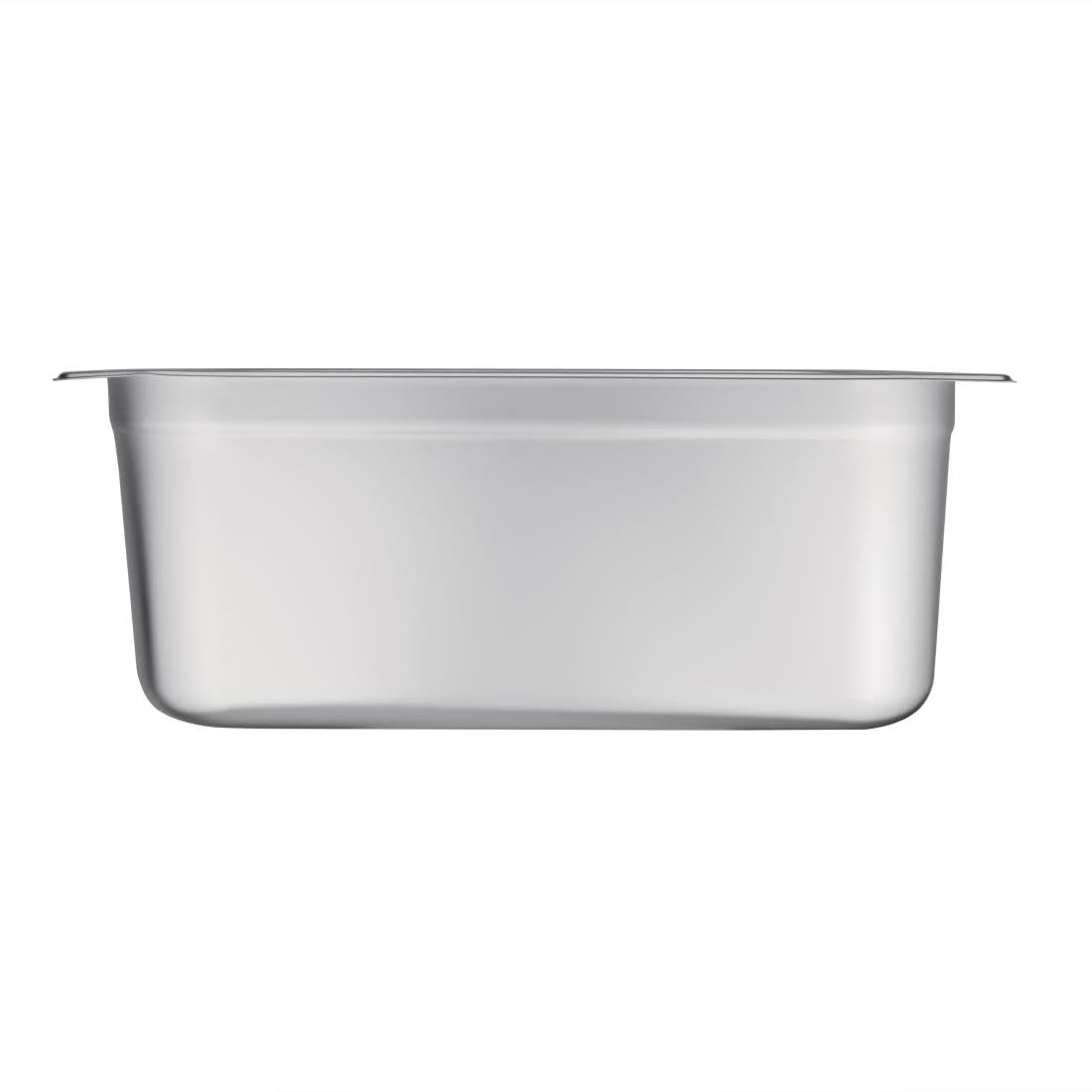 Vogue Gastronorm-Pfanne 1/1, Edelstahltablett, Tiefe: 200 mm, Fassungsvermögen: 28 Liter, Behälter für heiße und kalte Speisen, Bain Marie-geeignet, Deckel separat erhältlich, K918