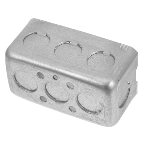 Sewroro Caja de Distribución Metálica para Enchufes y Interruptores Resistente y Versátil con Instalación Rápida Compatible con Cajas Eléctricas de Pared Estándar