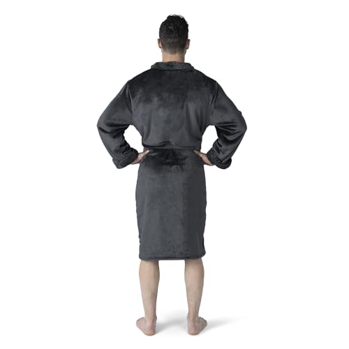 Northwest Silk Touch Bathrobe, L/XL, Black3