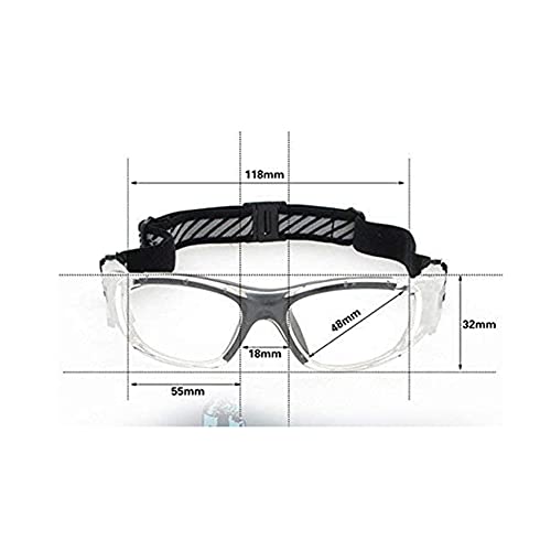 Image of Children Basketball Goggles for Boys & Girls, Clear Lens Teenage Sports Glasses, Protection Soccer Glasses