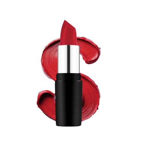 Image of Swiss Beauty Pure Matte Creamy Lipstick | Non-drying, Highly pigmented Lipstick | Shade- Hot Red, 3.8gm|
