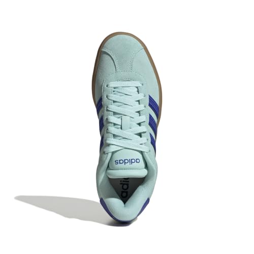 Image of adidas Womens Vl Court Bold Lace Up Sneakers Shoes Casual - Pink