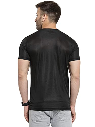 Image of AWG ALL WEATHER GEAR Men's Dryfit Round Neck Half Sleeve T-Shirts - Pack of 2