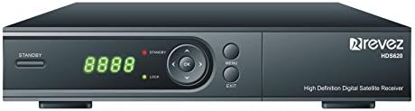 Revez HDS620 Full HD Satellite Receiver DVB-S DVB-S2 Card Slot + 3 Pin 12v External Caravan PSU Supplied
