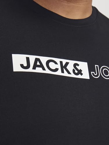 Jack & Jones Herren Jjecorp Logo Tee Play O-n Noos Pls T-Shirt, Black/Print:Play 5,5XL – Ansicht 6