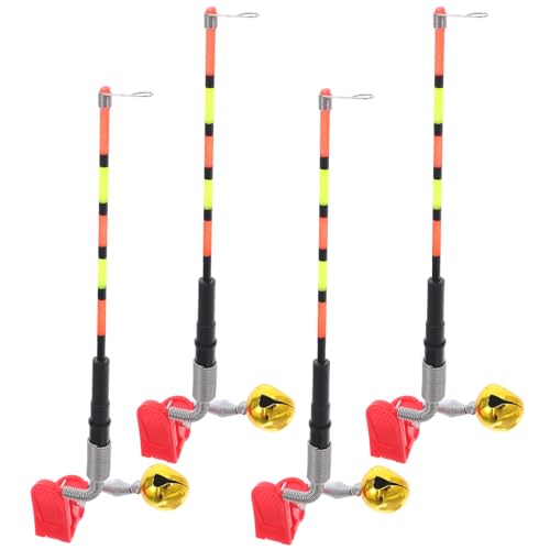 Kisangel 4pcs Fishing Alert Alarm: Led High-Sensitivity Bite Alert...