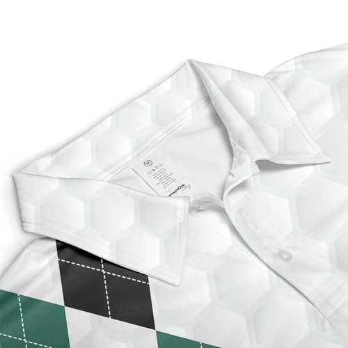 Funny Golf Shirts Skull Hawaiian Polo Shirts for Men, Crazy Golf Shirts for Men Golf Gifts Hawaiian Skull Golf Shirts4