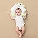 Tuyedoqe Adjustable Toddler Pillow, Portable Baby Travel Pillow, Baby Head Pillow, Soft and Breathable Ergonomic Design Neck Pillow (Light Green)