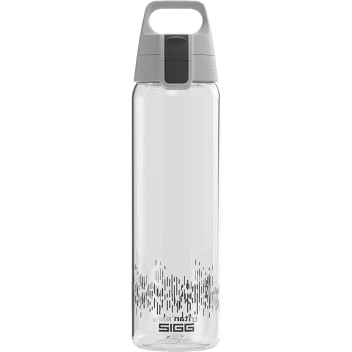 SIGG - Tritan Trinkflasche - Sportflasche Total Clear ONE MyPlanet Anthrazit - kohlensäurehaltige Getränke - Spülmaschinenfest, Auslaufsicher, Kratzfest - BPA-frei - Sport & Fitness - Grau - 0,75L SIGG - Tritan Trinkflasche - Sportflasche Total Clear ONE MyPlanet Anthrazit - kohlensäurehaltige Getränke - Spülmaschinenfest, Auslaufsicher, Kratzfest - BPA-frei - Sport & Fitness - Grau - 0,75L